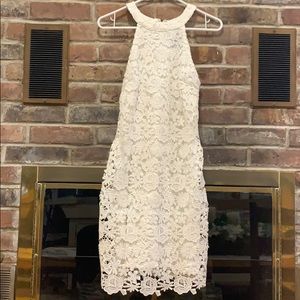 Love Poem Ivory Lace Mini Dress- Lulus